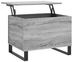 vidaXL Τραπεζάκι Σαλονιού Γκρι Sonoma 60x44,5x45εκ. Επεξεργασμένο Ξύλο