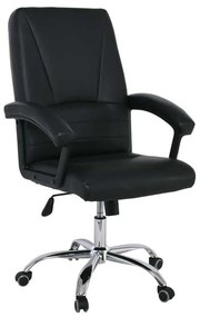Πολυθρόνα BF6350 Διευθ.Pu Μαύρη
