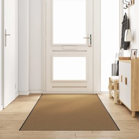 vidaXL Πατάκι πόρτας Πλενόμενο Κρεμ 120x400 εκ.