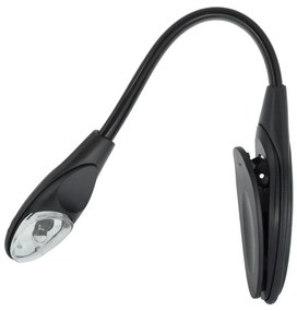 Φακός Booklight Led YHX-905 22cm με Μπαταρίες CR1220 2 Τεμ. Μαύρο