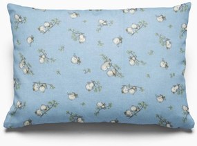 DIMcol ΜΑΞΙΛΑΡΟΘΗΚΗ ΕΜΠΡΙΜΕ ΠΑΙΔ Flannel Cotton 100% 50Χ70 Birds 14 Sky blue 1925853108601482