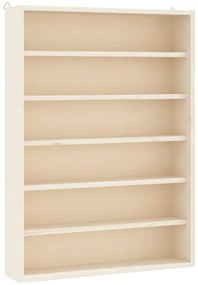 Ξύλινη συλλεκτική βιτρίνα με 6 ράφια 40x8,5x55 εκ. - Καφέ