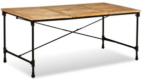 vidaXL Τραπεζαρία 180 εκ. από Μασίφ Ξύλο Μάνγκο