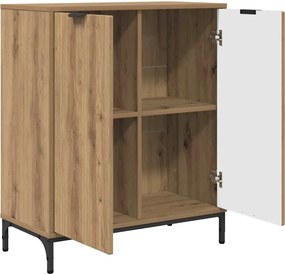 vidaXL Πλαϊνό γραφείο Artisan Oak 69,5 x 33 x 82 εκ.
