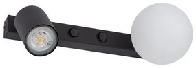 Απλίκα Φωτιστικό Τοίχου 1xGU10 1xG9 Μαύρο-Λευκό Reading Light Vox 10148 TK Lighting-10148-Μαύρο-Λευκό 10148