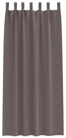 vidaXL Κουρτίνες 2 pcs Σκούρο καφέ Σκούρο καφέ 245x140εκ. Πολυεστέρας