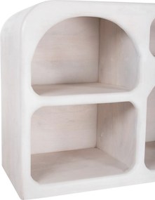 ΜΠΟΥΦΕΣ HANDYR HM9705 ΜΑΣΙΦ ΞΥΛΟ MANGO ΣΕ ΛΕΥΚΟ ΧΡΩΜΑ 165x35x75Yεκ.
