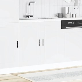 vidaXL Ντουλάπι βάσης νεροχύτη Porto Λευκό 80x46x81,5 cm