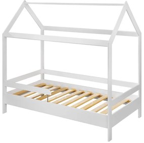 Pine IV Παιδικό Κρεβάτι με Ουρανο Λευκό 89x145x164