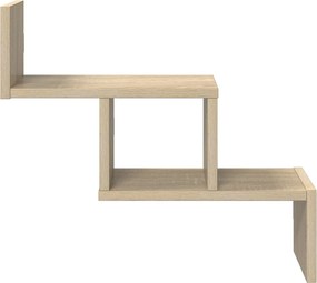 vidaXL Ράφι Τοίχου Sonoma Δρυς 48 x 15 x 42 εκ Επεξεργασμένο Ξύλο
