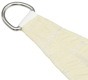 Πανί Σκίασης Τρίγωνο Κρεμ 3 x 4 x 4 μ. από Ύφασμα Oxford