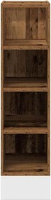 vidaXL Κάτω ντουλάπι Riga Παλιό ξύλο 20x44,5x81,5 cm