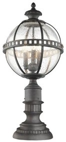 Επιδαπέδιο Φωτιστικό  Κολονάκι  3xE14 IP44  70cm  Halleron Elstead Lighting-KL-HALLERON-3M-Γκρι KL-HALLERON-3M