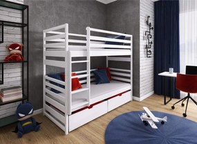 LOFT 90x200 pine bunk bed Lano Furniture