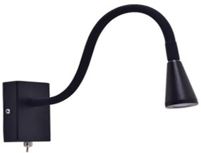 Φωτιστικό Τοίχου - Απλίκα 77-3589 SE 124-1AB Cable Black Homelighting Μέταλλο