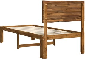 vidaXL Μονό Κρεβάτι με Κεφαλάρι ROSTOCK Φυσικό 75 x 190 cm