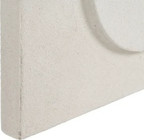 Διακοσμητικός πίνακας λευκό ξύλο mdf  80x5,5x80 εκ.