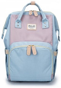 Τσάντα Μωρού Πλάτης B-314 42x28x21 Light Blue-Purple Doko Club Ύφασμα