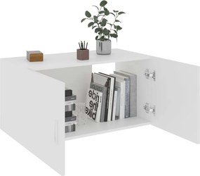 vidaXL Ντουλάπι Επιτοίχιο Λευκό 80 x 39 x 40 εκ. από Επεξ. Ξύλο