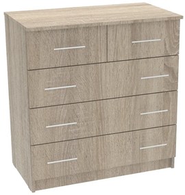 ΣΥΡΤΑΡΙΕΡΑ KUMODE PAKOWORLD ΣΕ SONOMA ΑΠΟΧΡΩΣΗ 80X45X85ΕΚ