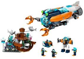 Υποβρύχιο Εξερευνητικό 60379 City Συναρμολογούμενο 842τμχ 7 ετών+ Multicolor Lego