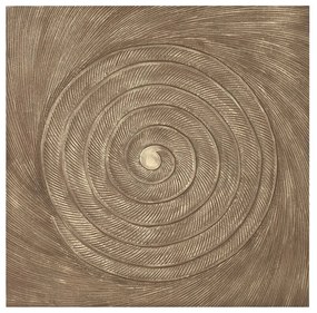 Διακόσμηση τοίχων Home ESPRIT Χρυσό Σύγχρονη 120 x 3,5 x 120 cm