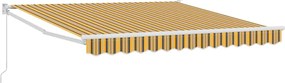 vidaXL Αναδιπλούμενη τέντα Πολύχρωμο 350 x 250 εκ