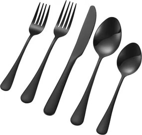 VEVOR 30-Piece Silverware Set Stainless Steel Cutlery Flatware Utensils for 6