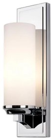Απλίκα Φωτιστικό Μπάνιου 1xG9 Χρώμιο IP44 40cm Amalia FE-AMALIA1-LBATH Elstead Lighting FE-AMALIA1-LBATH Χρώμιο