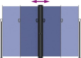 vidaXL Σκίαστρο Πλαϊνό Συρόμενο Μπλε 220 x 1000 εκ.