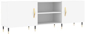 vidaXL Έπιπλο Τηλεόρασης Λευκό 150x30x50 εκ. από Επεξεργασμένο Ξύλο