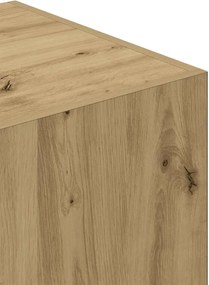 vidaXL Ντουλάπα Τεχνίτης Δρυς 80x52x180 εκ Επεξεργασμένο Ξύλο