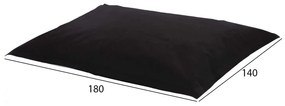 ΠΟΥΦ ANSHU HM5808.04 ΜΑΥΡΟ ΜΕ UV PROTECTION 140x180 εκ.