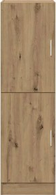 vidaXL Ντουλάπι Κουζίνας Αρτισιανή Δρυς 38x41,5x131,5 εκ. Επεξεργ.Ξύλο