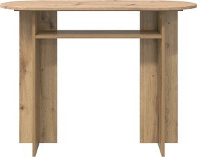 vidaXL Τραπέζι κονσόλας Artisan Δρυς 100 x 39,5 x 75 εκ