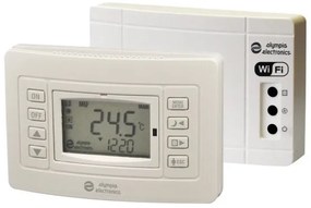 Έξυπνος Θερμοστάτης Λευκό Έξοδος Boiler BS-851P/KIT 940851006 Olympia Electronics 940851006