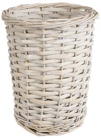 Καλάθι - Κασπώ Domingo 20592 Φ19x24cm White-Beige GloboStar Wood