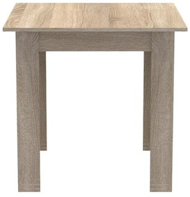 Τραπέζι Manka I μελαμίνη σε sonoma απόχρωση 80x80x77εκ 80x80x77 εκ.