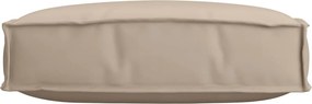 vidaXL Μαξιλάρι Taupe 60 x 60 x 12 cm Ύφασμα Όξφορντ