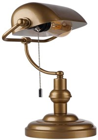 Φωτιστικό Επιτραπέζιο 534LUN5171 27x10x38cm 1xE27 40W Gold Opviq