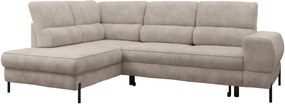 Γωνιακός καναπές Clinton-Cappuccino-Αριστερή - 253.00Χ174.00Χ73.00cm