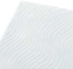 Ανώστρωμα Casmeriane pakoworld roll pack λευκό ύφασμα-memory foam 100x200x5εκ