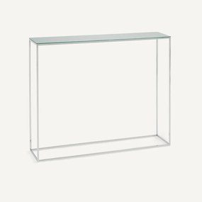 Κονσόλα με καθρέφτη από χρωμιωμένο μέταλλο, MAHAUT