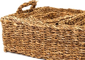 ΨΆΘΙΝΑ &amp; ΥΦΑΣΜΆΤΙΝΑ ΚΑΛΆΘΙΑ BASKET RECTANGULAR 54 NATURAL BD2000190