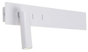Φωτιστικό Τοίχου - Σποτ Led H-52 3W+5W+5W 3000K 85Lm White Aluminium