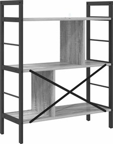 vidaXL Ράφι Βιβλίων 5 επιπέδων 75 x 30 x 91 εκ. Επεξεργασμένο Ξύλο