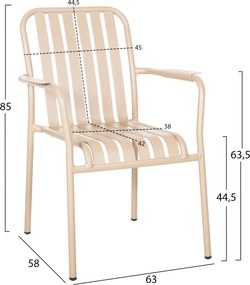 ΠΟΛΥΘΡΟΝΑ ΑΛΟΥΜΙΝΙΟΥ RACHEL HM6088.04 ΣΑΜΠΑΝΙ 63x58x85Υεκ.