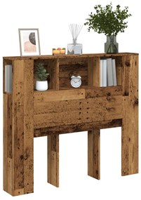 Κεφαλάρι Με Αποθηκευτικό Χώρο 120x19x104,5 εκ. Επεξ. Ξύλο