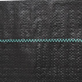 vidaXL Μεμβράνη Εδαφοκάλυψης Μαύρη 1x10 μ. από Πολυπροπυλένιο