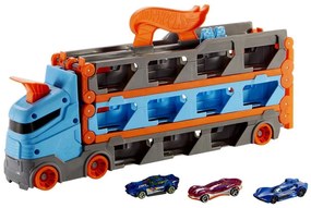Nταλίκα-Πίστα 2 σε 1 Hot Wheels GVG37 City Speedway Hauler Multi Mattel